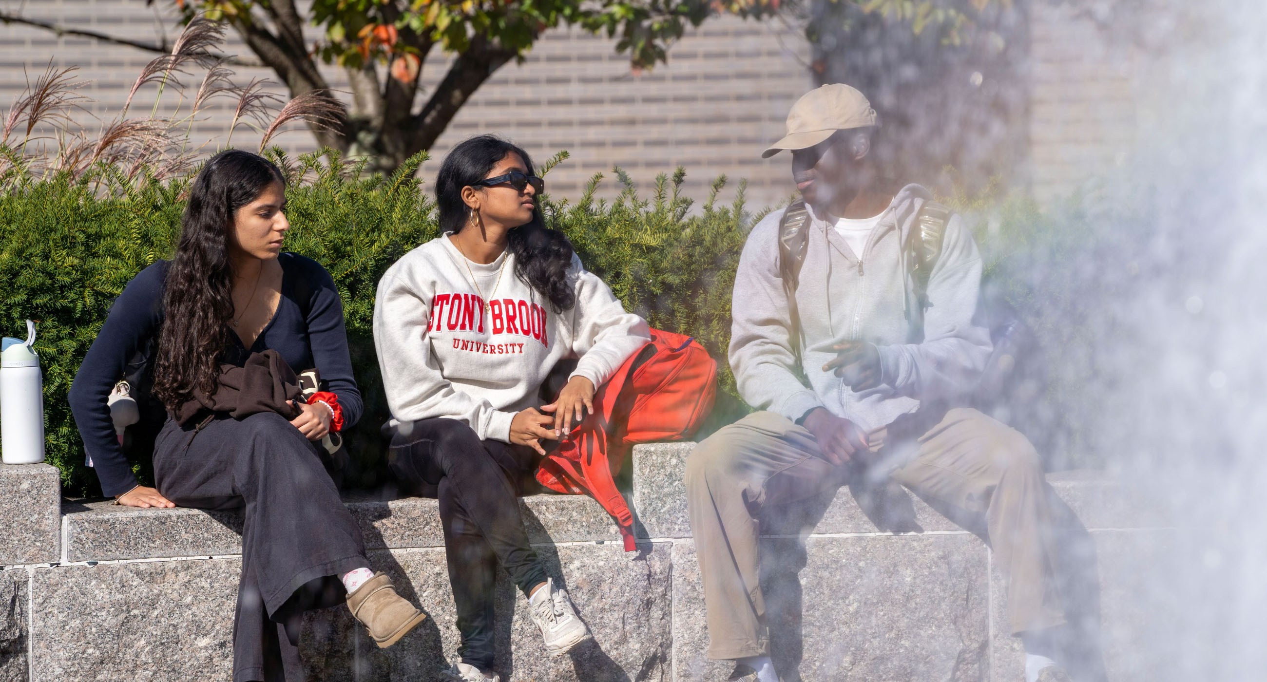 Stony Brook University Computer Science students on campus