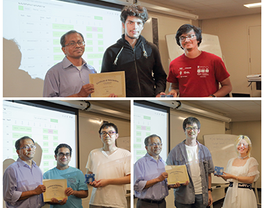 Prof. Chowdhury presents awards to winners Prof. Chowdhury presents awards to winners