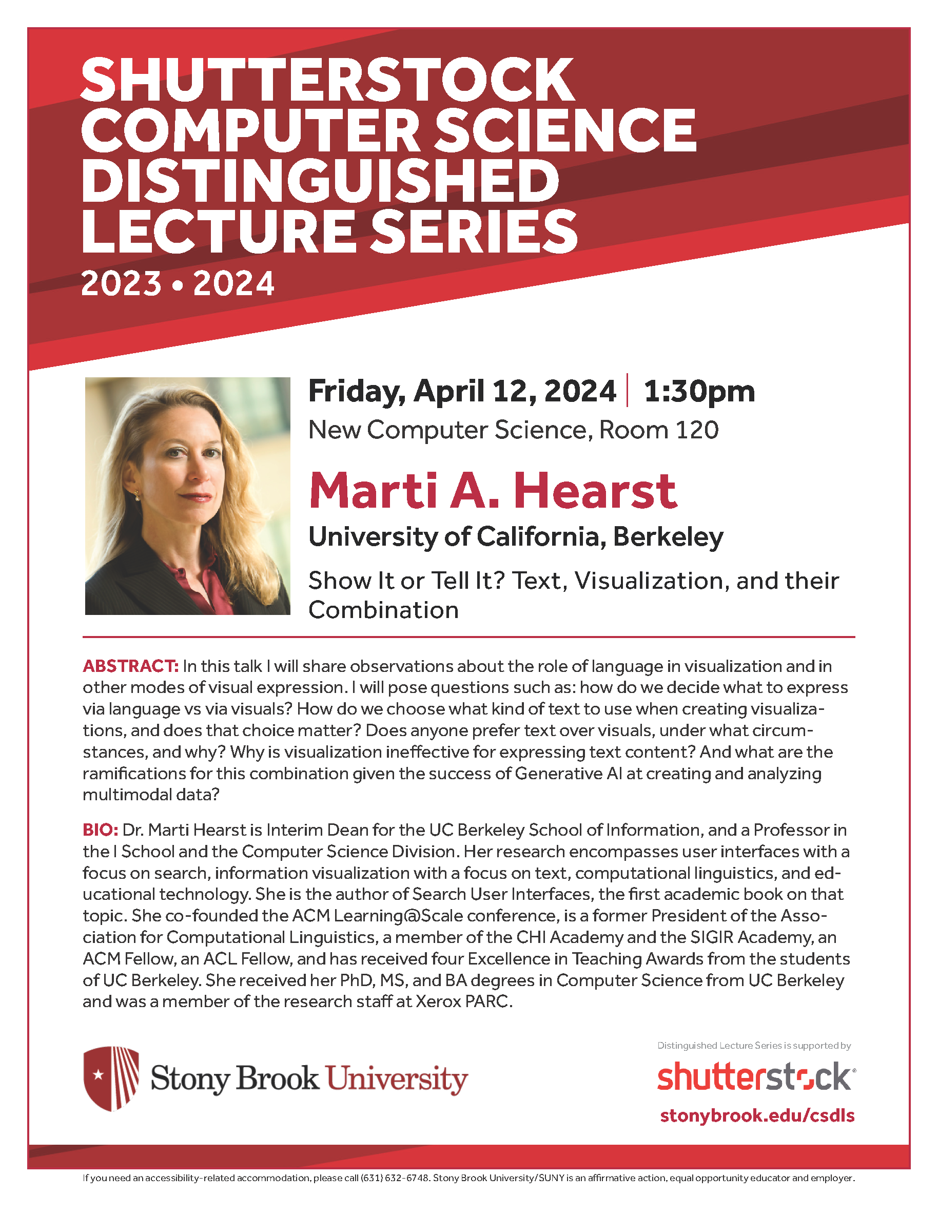 Text, Visualization and their Combination with Marti A. Hearst