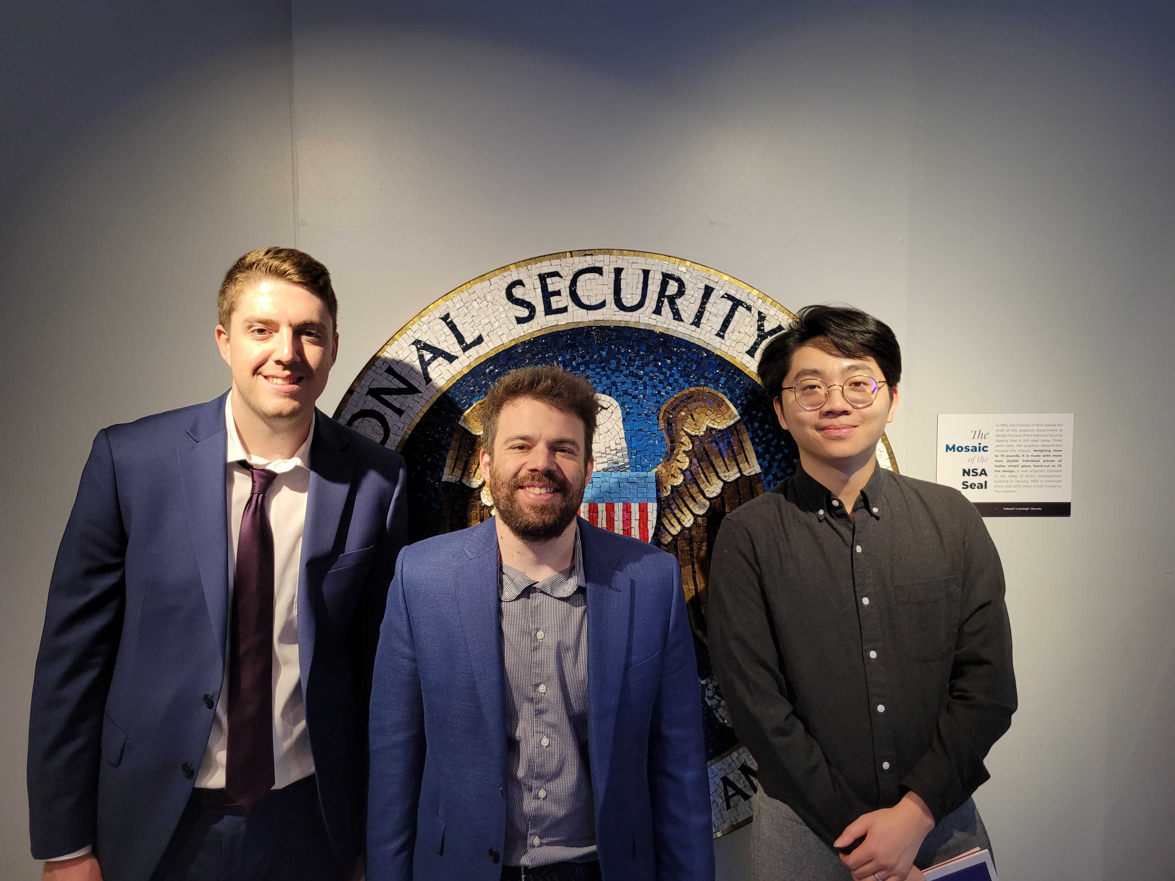 Researchers pictured l-r Brian Kondracki, PhD; Prof. Nick Nikiforakis; Johnny So(PhD Candidate)