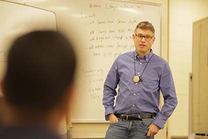 Michael Bender teaching a recent CSE course