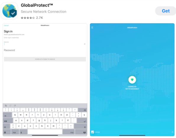 Global Protect in App Store