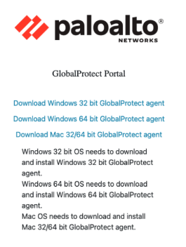 Global Protect download page