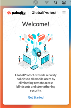 global protect vpn welcome page