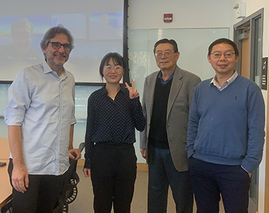 Researchers celebrate Jianyuan Deng's PhD defense