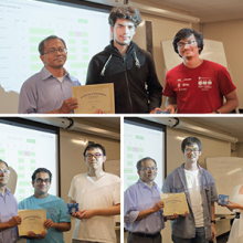 Prof. Chowdhury presents awards to winners