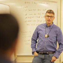 Michael Bender teaching a recent CSE course