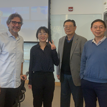 Researchers celebrate Jianyuan Deng's PhD defense